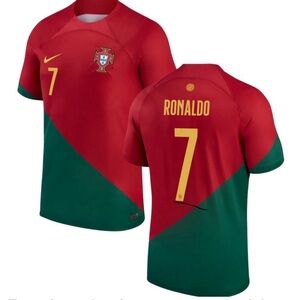 Portugal Ronaldo 7 2022  Home Soccer Jersey(size M) New Witout tags
